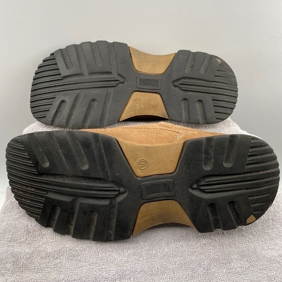 Bata Shoes Mens Size 10 Tan Suede Lace Up Causal Loafers - Picture 9 of 14